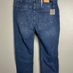 NWT Lola Denver High Rise Straight Ankle Jeans Dim Sky Raw Hem Plus Size 22 / 38 Photo 6