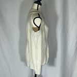 Milly • Cream White Cold Shoulder Sweater Size S Cashmere Warm Soft Photo 3