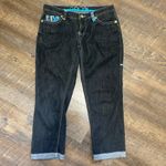 COOGI 101-041747 7/8 25 WASHED BLACK STRAIGHT LEG W/TOP STITCHING&CONTRAST CUFF Photo 4