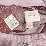 Knox Rose  Waffle Knit Pullover Henley Boho Hippie Sweatshirt Photo 8