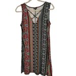 Lila Rose Lily Rose Ladies Sleeveless V Neck Swing Abstract, Vibrant Style Dress Size XS Photo 2