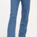 Calvin Klein Jeans Calvin Klein 100% Cotton Mid Rise Slim Fit Medium Wash Bootcut Denim Jeans 5 Photo 0