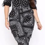 American Bazi Bandanna Print Cargo Jumpsuit Photo 0