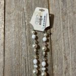 Charming Charlie NWT necklace & earring set white/pearl/crystal beads Photo 8