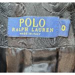 Polo Ralph Lauren Women's Jacquard Silk Blend Tuxedo Blazer Jacket Sz 0 Italy Black Photo 7
