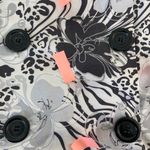 Vertigo Paris women’s gray cream peacoat belted half sleeve coat medium Photo 6