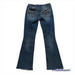 Silver Jeans Suki Mid Boot Fluid Jean with Faux Flap Pockets. Photo 5