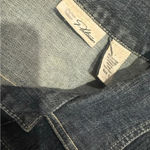 Chico's 🧥Chico’s Dark Wash Denim Jacket Women’s Size 2 – Pleated Button Front 🖤 Photo 1