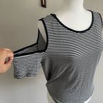 Forever 21 Striped Black and White Women's Top Size 2X Photo 2