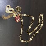 Juicy Couture Vintage  Heart Charms Pendant Necklace Photo 1