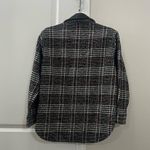 Fifteen Twenty Gray Plaid Leather Detail Shirt Size Small $209 Photo 3