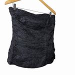 Luna VTG  Womens 10 Black Lace Bustier Top 90s Goth Whimsigoth Coquette Strapless Photo 4