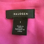 Halogen  Nordstrom Fuchsia Wrap Cross Front Blouse Size Large Dressy Office Photo 6