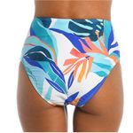 La Blanca Bikini Bottoms Size 8 NWT Coastal Palms Swim High Waist Monstera Photo 1