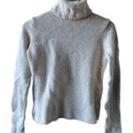 Gap Vintage  Cream Wool Turtleneck Sweater medium 90s minimalist beige neutral Photo 0
