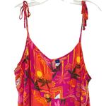 Old Navy Sleeveless Wide Leg Jumpsuit Tropical Print Size XL Photo 2
