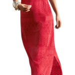 Chico's NWT Chico’s Jacquard Cut Work Tamra Tank Dress Coral Size Medium Photo 0