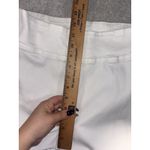 frame denim Frame Jetset Wide Leg Crop Jeans Womens Size 2 White Palazzo Stretch Denim Photo 9