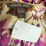 Charlie Jade NWT ‎ Silk Faux Wrap Dress Size XS Belted Photo 5