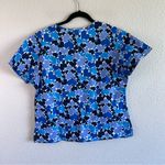 Dickies  Women’s Blue Hearts Medical Scrub Top Photo 2