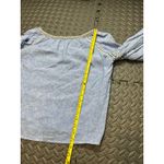 ZARA Tribal Embroidered Chambray Peasant top Linen Blue Long sleeve XS SOLD OUT Photo 11