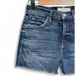 MOTHER The Dutchie Frayed Shorts in the My Treat wash Blue Size 25 Photo 6