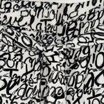 New York & Company Black & White Graffiti Self Tie
Dress Pants (Size 4) Black Photo 10