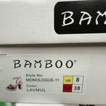 Bamboo NWT  STRAPPY MULTI PLATFORM LAVENDER MULTI 8 Photo 2