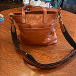 Fat Face The Paris Tote Bag 100% Brown Leather Photo 0