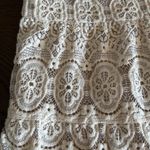Eliza J  Ivory White Crochet Lace Tiered Boho Cotton Maxi Dress size 2,$178 Photo 5