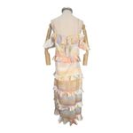 Never Fully Dressed Sunset Tiered Ruffle Maxi Dress Size 12 Pink Photo 7