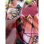 Chico's  Women Jacket Suze 1 Orange Floral Snap Front Colorful Classic‎ Business Photo 9