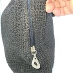 Crochetted Top Handle Bag Black Photo 2