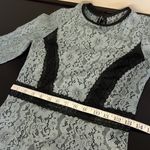 Little Mistress  Lace Midi Pencil Dress With Contrast Panel size 4 Photo 9