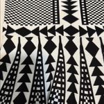 Nina Leonard Black and White Geometric Print Fit & Flare Sweater Dress NWT Photo 12
