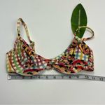 Farm Rio ‎ Banana Vichy Swim Bikini Top Womens Size XS Summer Vacation NEW Photo 10