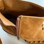1. State State Leather Sobel Metal Stud Western Booties British Tan Womens Siz… Photo 6