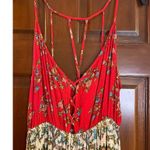 Patrons of Peace floral color block Maxi dress Small Photo 1