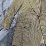 Lubiam Blazer Sports Coat Jacket Men's 50R‎ Wool/Silk Plaid Made In Italy Brown Size M Photo 1
