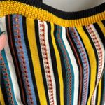 ZARA Multicolor Striped Knit Romper small vacation beach Photo 1