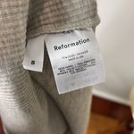 Reformation Jeans Gray Ribbed Mini Dress Shirt Dress Kendy Knit Dress Photo 9