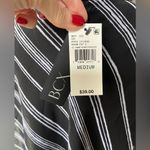 BCX Top with Black White Stripe Overlay NWT Photo 4