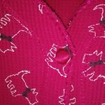 Delicates  S Red Black Scottie Dog Thermal Top Photo 4