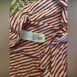 Elan  candy striped ONE SHOULDER size M Photo 3