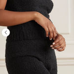 SKIMS  COZY KNIT SET -tank and shorts. Sz S/M NEW! BLACK Photo 0