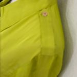 Trina Turk Women's Silk Blend Button Down Blouse, Laguardia Lime, Size XL, NWT Photo 4