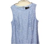 Alex Evenings Blue Scalloped Glitter Lace Two Piece Jacket Dress Size 20W Photo 6