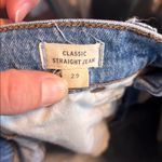Madewell  Light Blue Classic Straight Denim Jeans Photo 3