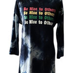 Discreet  Be Nice To Others Tie Dye Dress Large NWT Photo 0