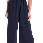 Abound  Black Wide Leg Tie Waist Jumpsuit in Women’s Size Medium Photo 0